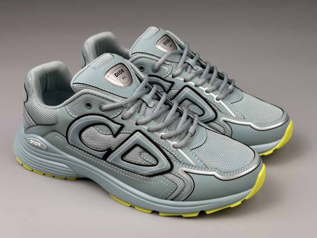 Dior B30 Two-Tone Sneakers - Matte Materials & Sole - Top Quality - Size 36-47 2 i1714152563 3280 6