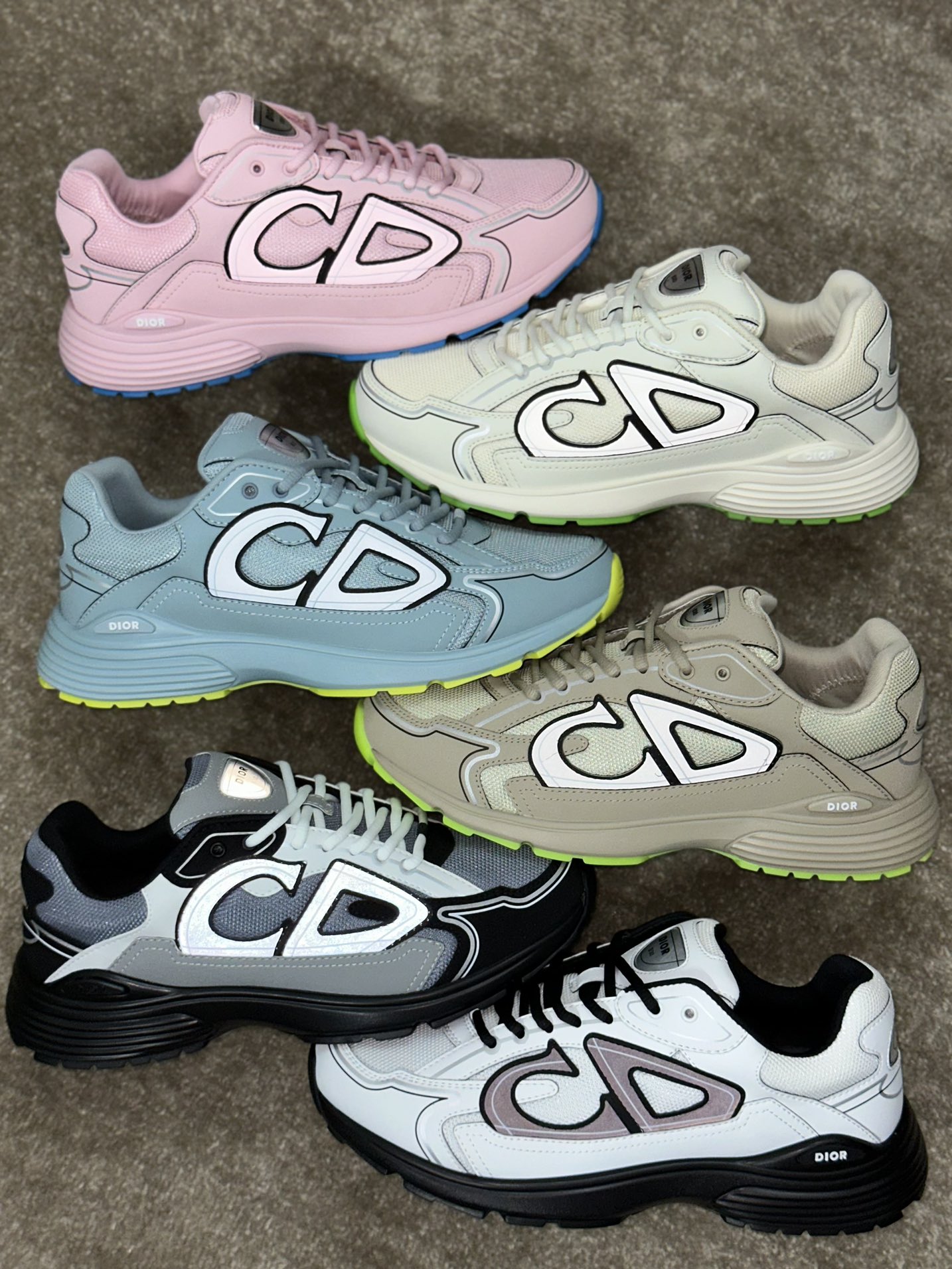 Dior B30 Two-Tone Sneakers - Matte Materials, Top Quality, Size 36-47 9 i1714152674 3925 0