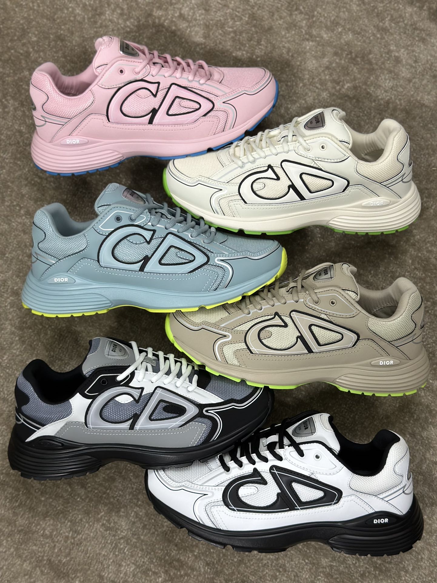 Dior B30 Two-Tone Sneakers - Matte Materials, Top Quality, Size 36-47 8 i1714152675 7134 1