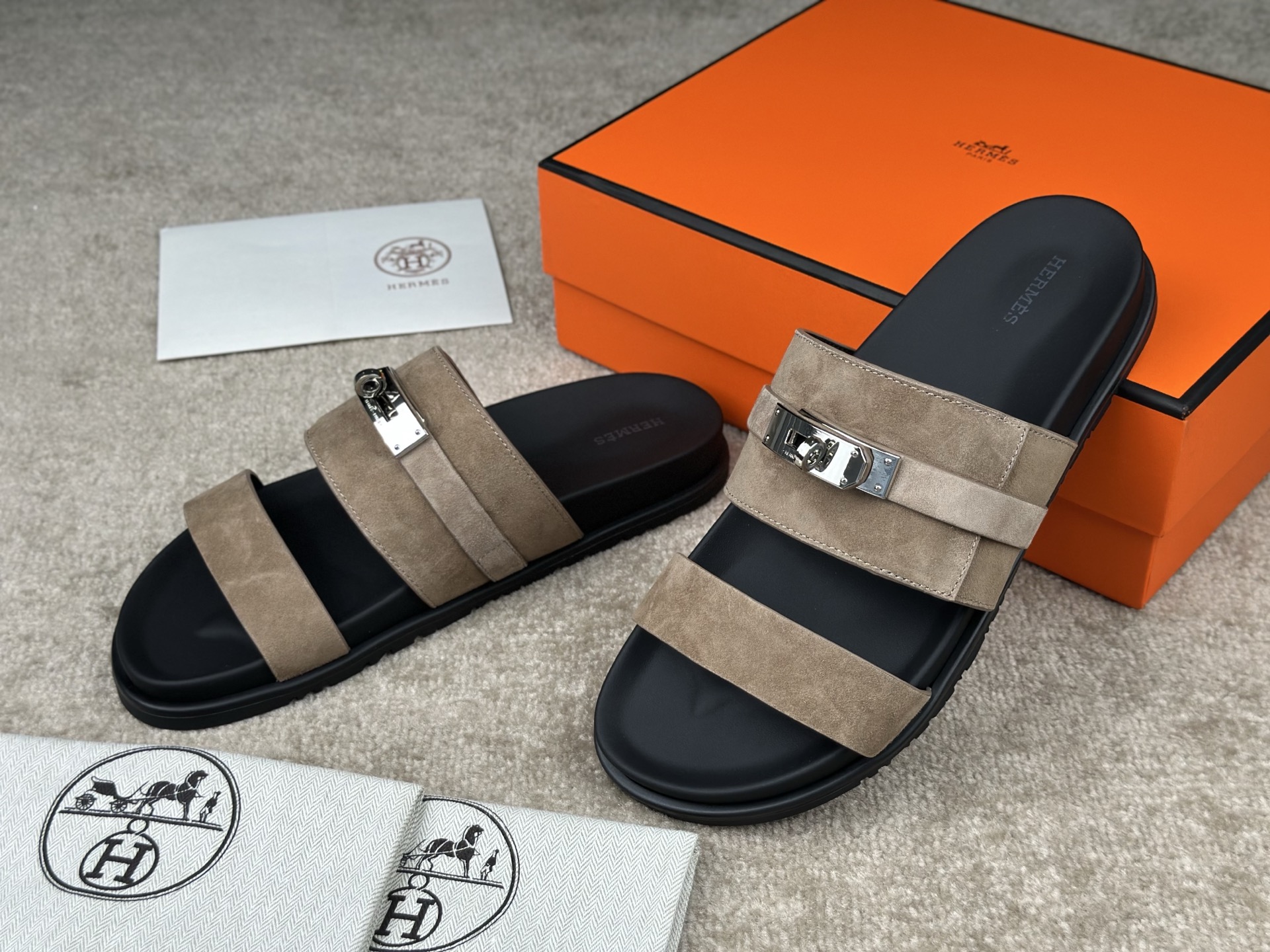 Hermès Jackson Suede Sandals | New Arrivals | Premium Quality 4 i1741413657702 1 0 1