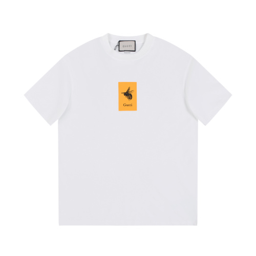 Gucci 2024ss Bee Logo Cotton T-Shirt, Short Sleeve, Unisex Style 1 Gucci 2024ss Bee Logo Cotton T-Shirt, Short Sleeve, Unisex Style