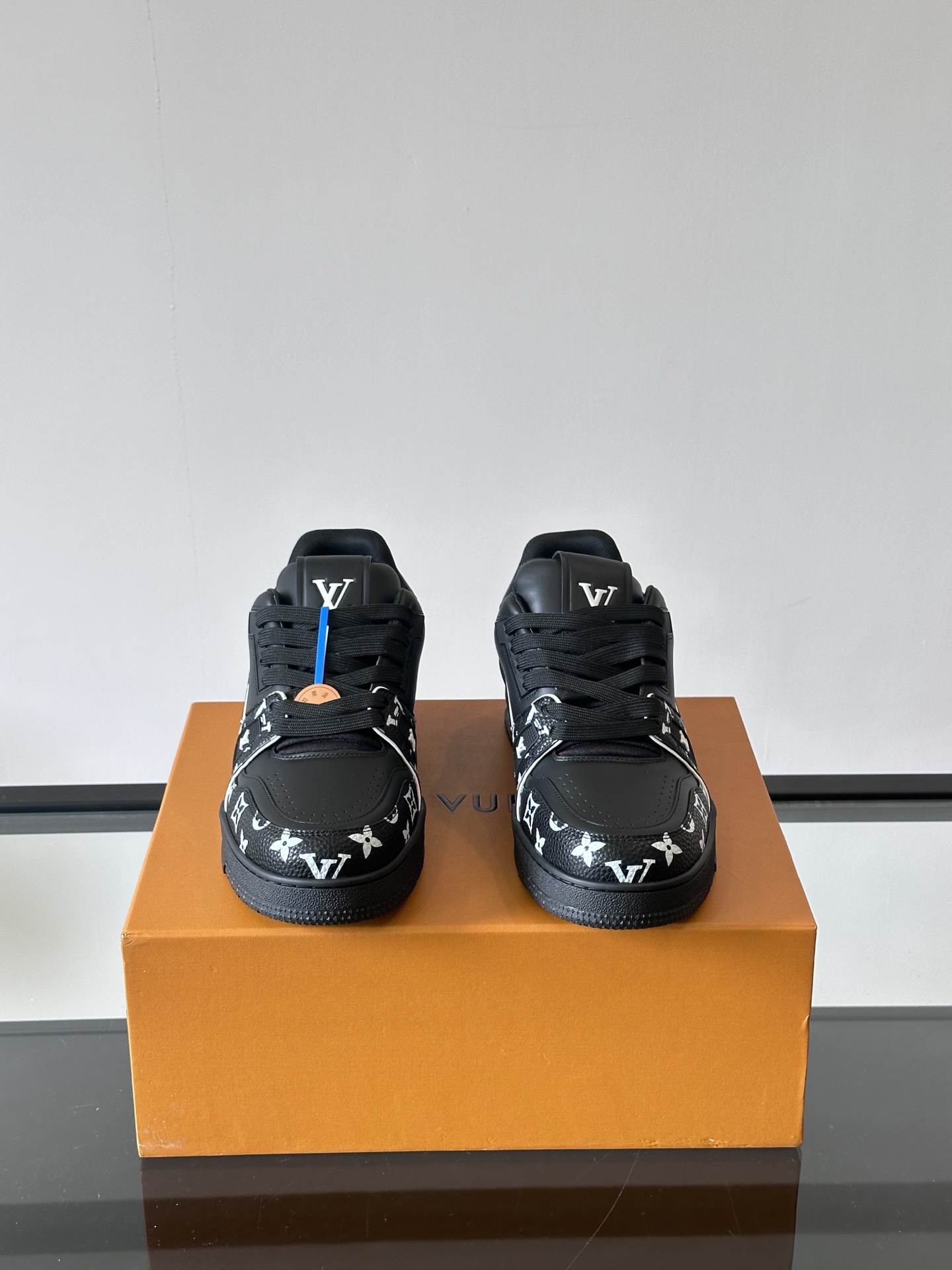 Louis Vuitton Trainer Sneaker - Black Damier Leather, Comfortable Fashion 3 i1743167941370 4513 0 1