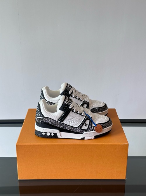 Louis Vuitton Trainer Sneaker in Damier Leather, Iconic Basketball Style 1 Louis Vuitton Trainer Sneaker in Damier Leather, Iconic Basketball Style