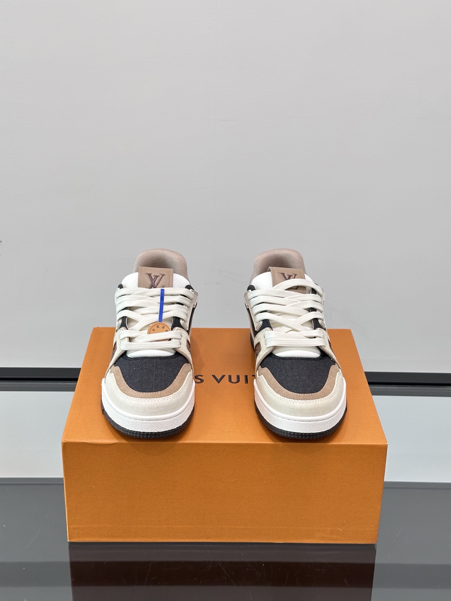 Louis Vuitton Trainer Sneaker in Damier Leather, Stylish & Comfortable 3 i1751765317512 5842 0 1