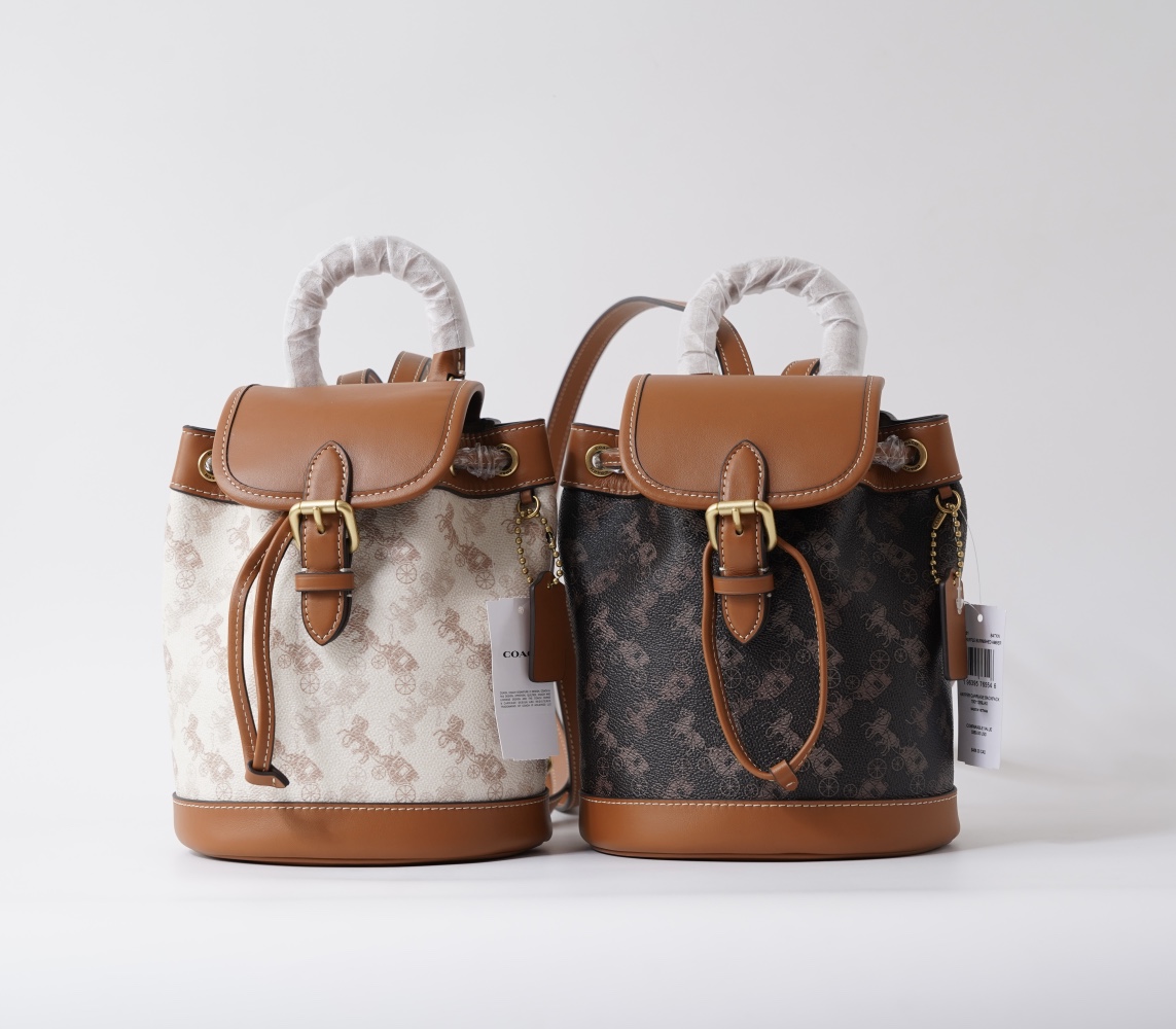 Coach ～纯原Coach蔻驰 CAM31 Harper系列mini双肩背包 超爱的mini小水桶包抢先背
