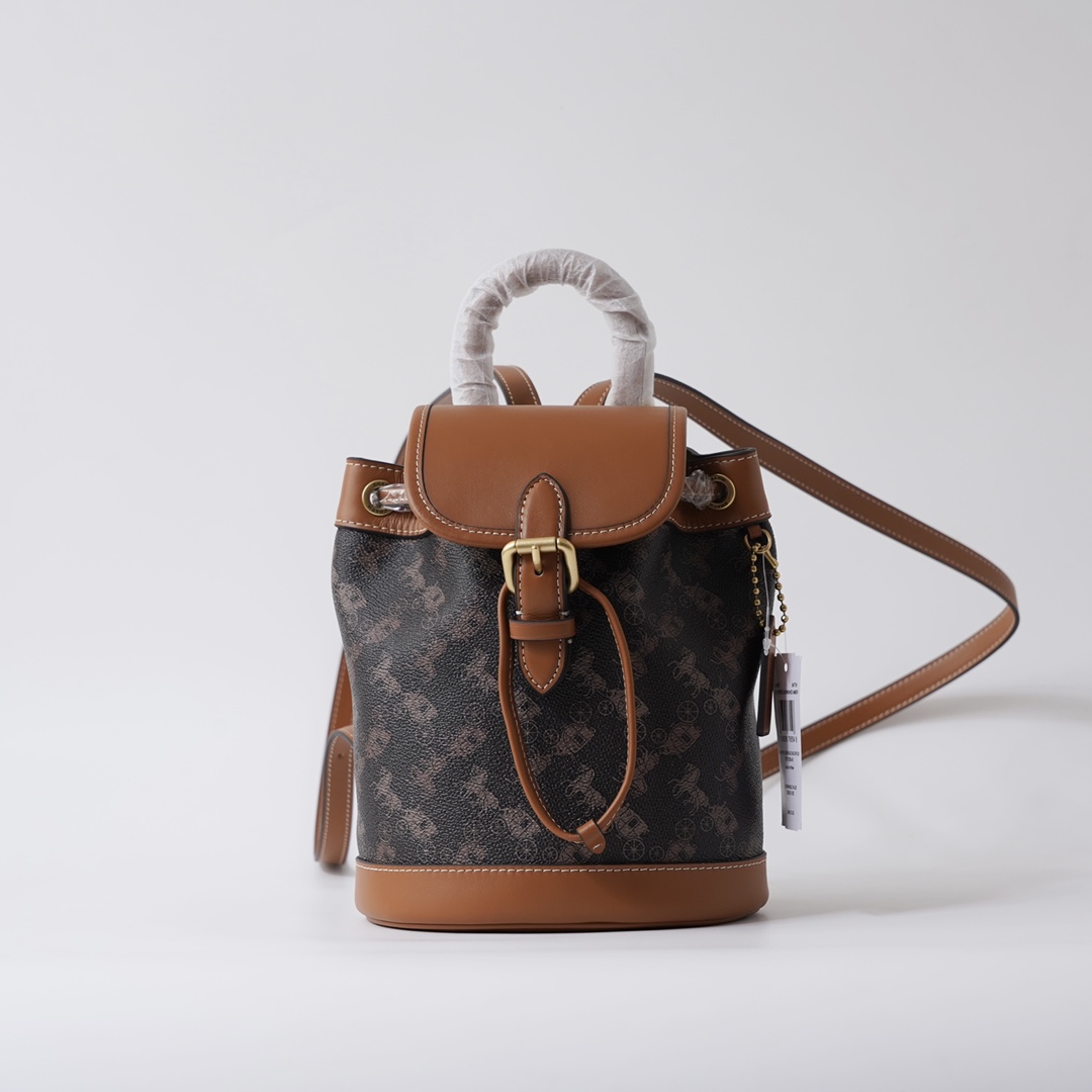 Coach ～纯原Coach蔻驰 CAM31 Harper系列mini双肩背包 超爱的mini小水桶包抢先背
