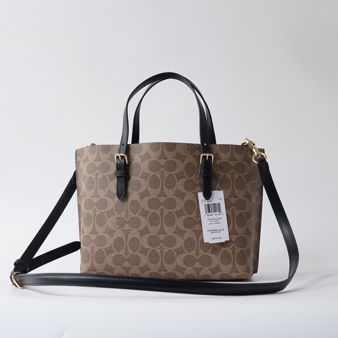 Coach ～纯原coach蔻驰CV965 Mollie25系列 托特斜挎包