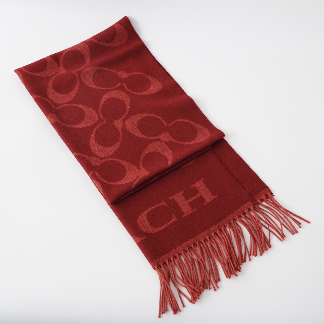 Coach ～纯原 coach 蔻驰 CB684围巾 斜C logo围巾也太 了吧 不仅有颜值还有品质