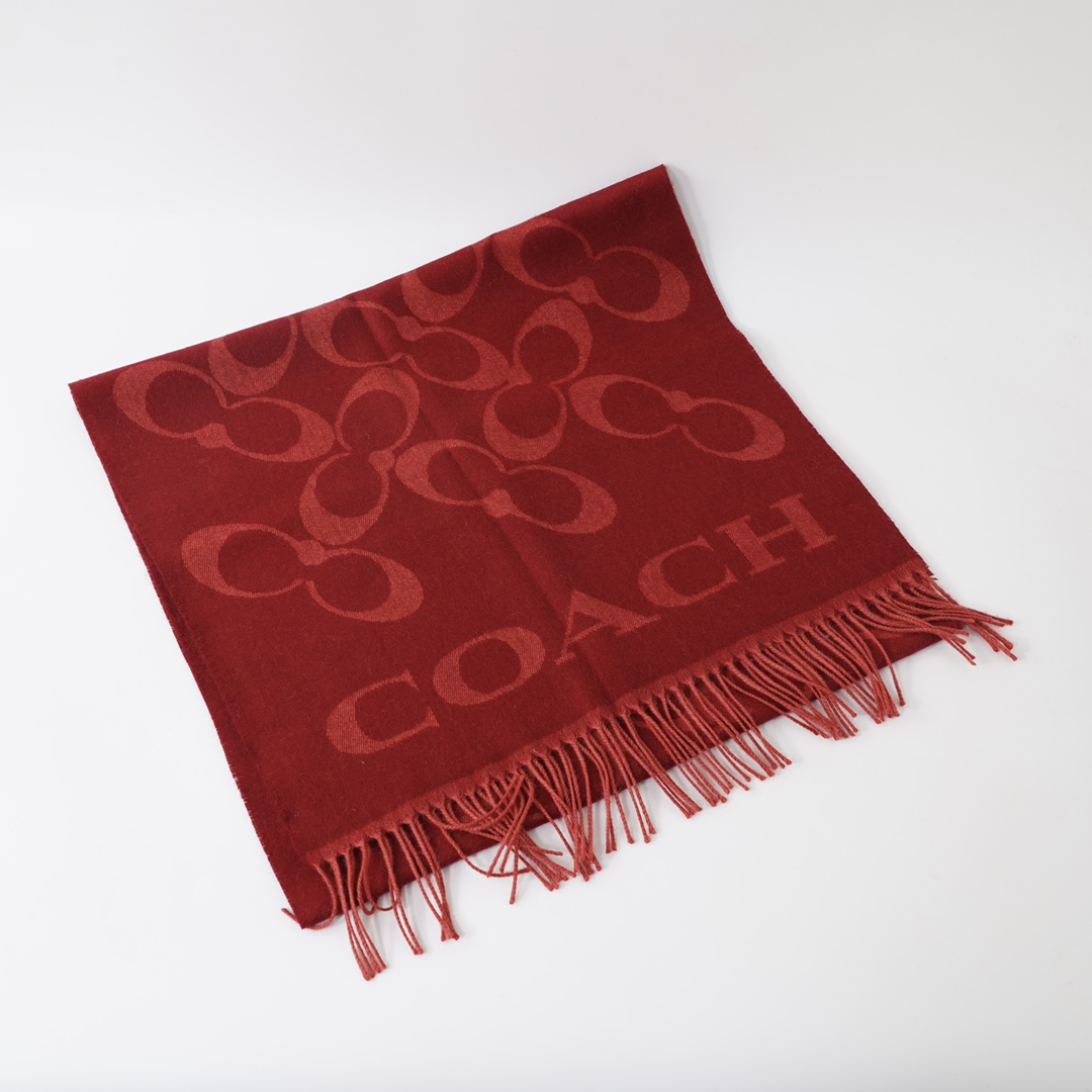 Coach 纯原 coach 蔻驰 CB684围巾 斜C logo围巾也太 了吧 不仅有颜值还有品质