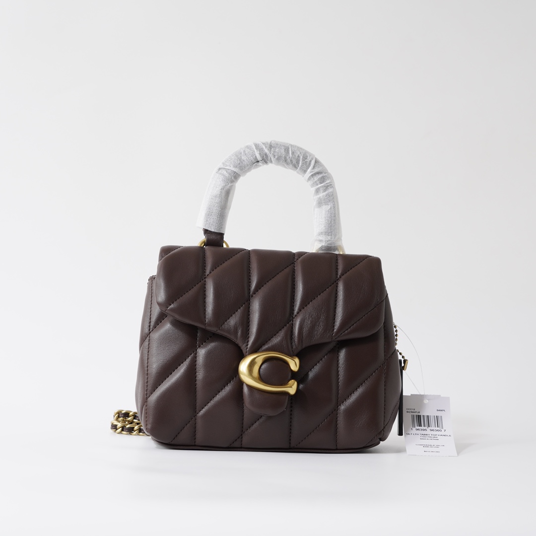 Coach ～原Coach蔻驰 CCC12 quilted pillow tabby19系列手提斜挎包