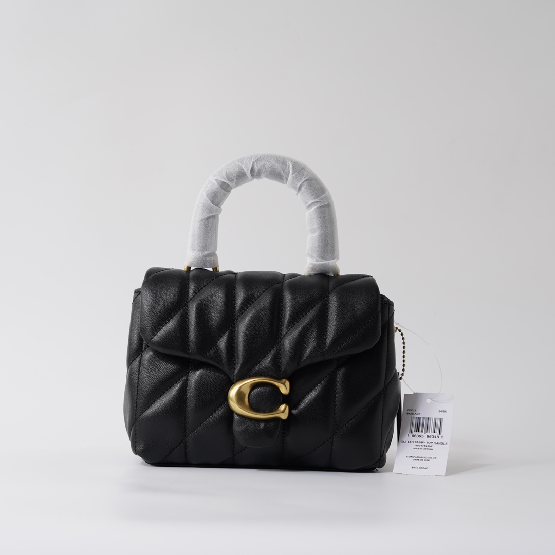 Coach ～原Coach蔻驰 CCC12 quilted pillow tabby19系列手提斜挎包
