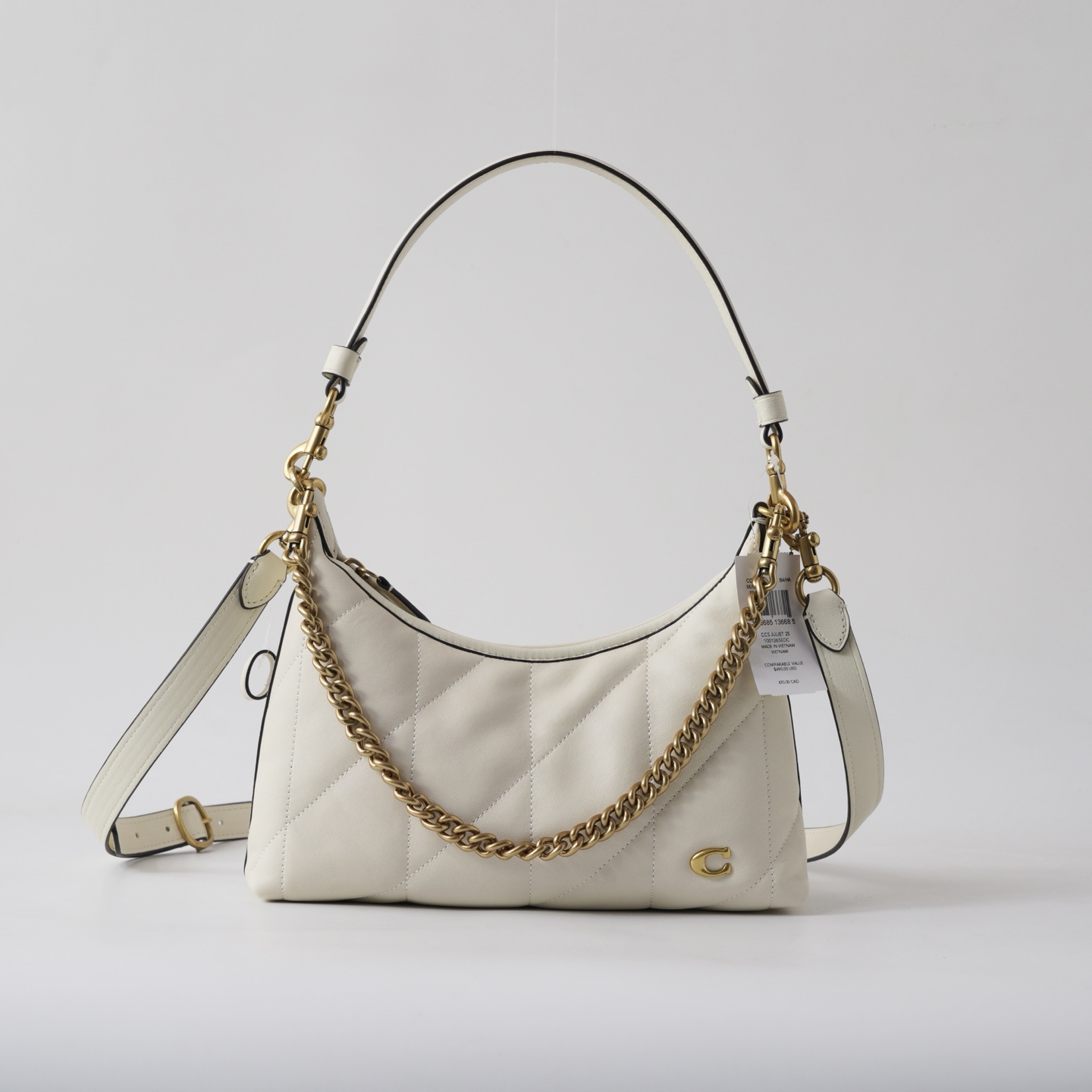 Coach 纯 【新品】COACH/蔻驰女士绗缝细节JULIET 25号单肩包斜挎包