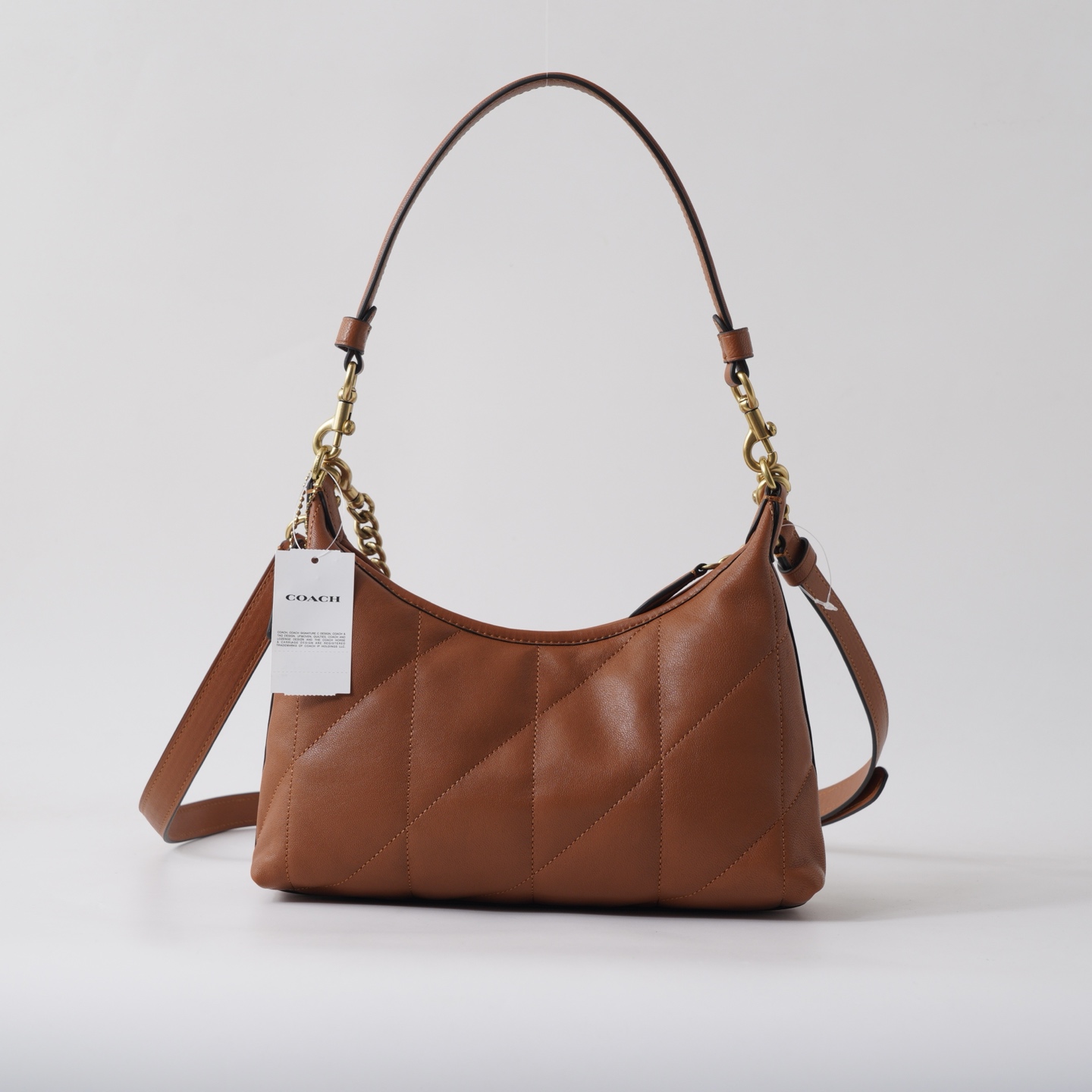 Coach 纯 【新品】COACH/蔻驰女士绗缝细节JULIET 25号单肩包斜挎包