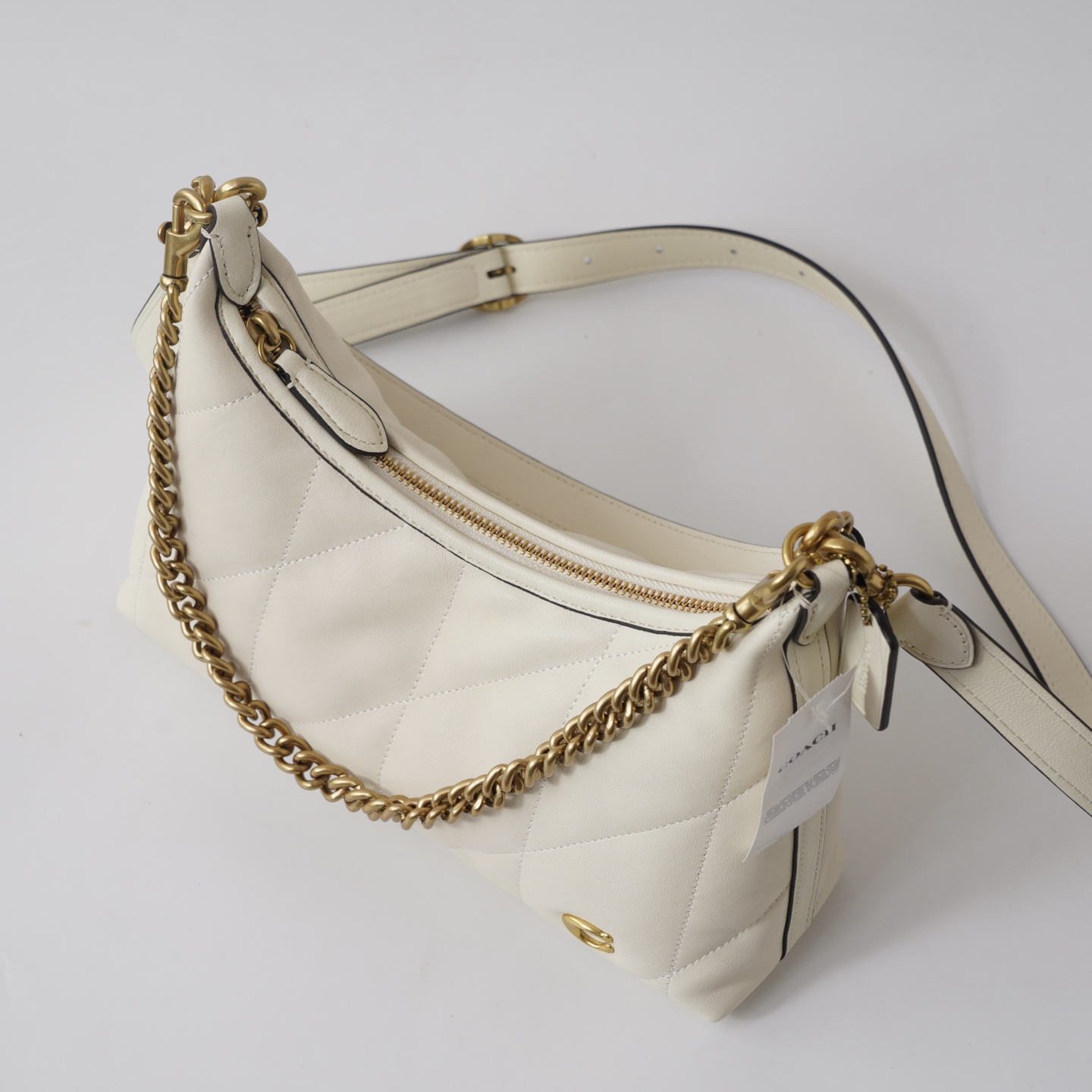 Coach 纯 【新品】COACH/蔻驰女士绗缝细节JULIET 25号单肩包斜挎包