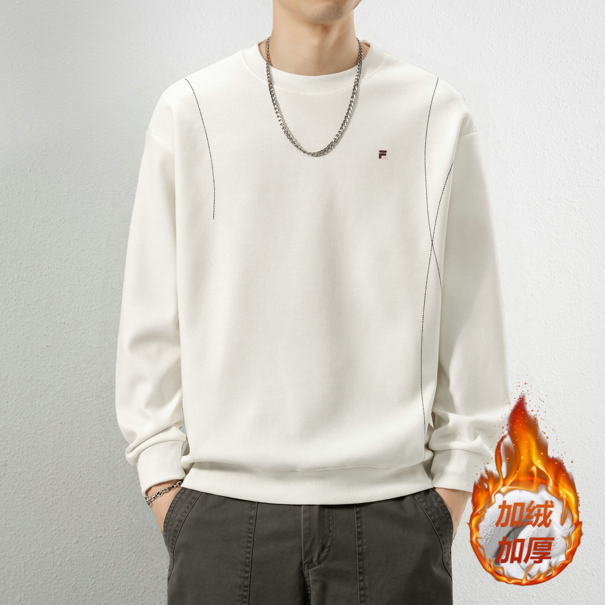 🛒购物价： 💰165
斐乐/FILA户外训练休闲舒适3色情侣卫衣 独家品质

本款采用面料！细腻柔软，上身轻盈舒适，水洗标，主标，吊牌一应俱全，对比专柜！休闲运动最佳选择，强烈推荐！

早秋换季，给自己的衣橱添点新花样吧！这件卫衣jue对值得你种草哦！

颜色：白色 黑色 咖色

尺码：L～4XL（图9）