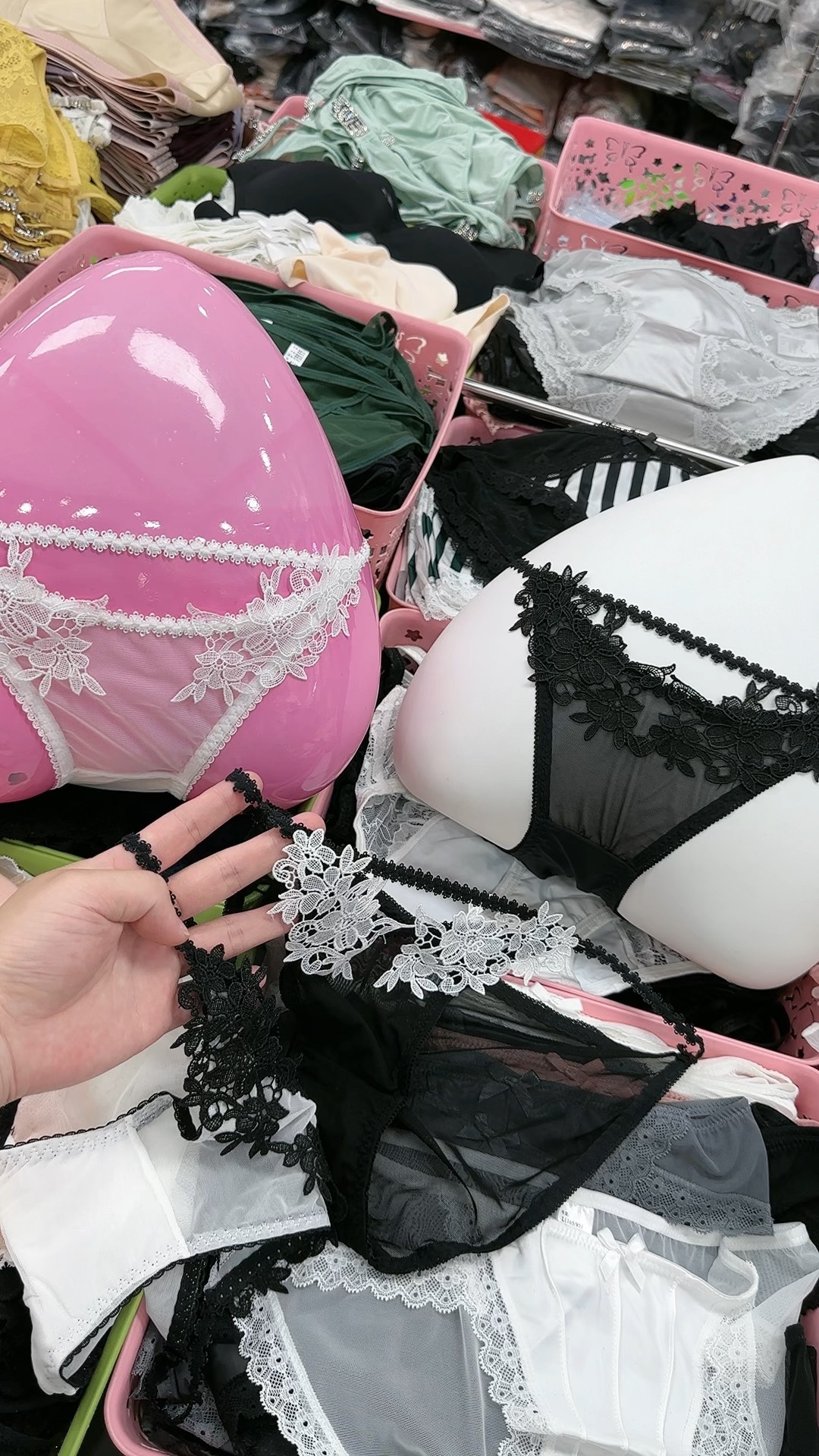 Floral Lace Lingerie for Women Sexy Mesh Panties Underwear