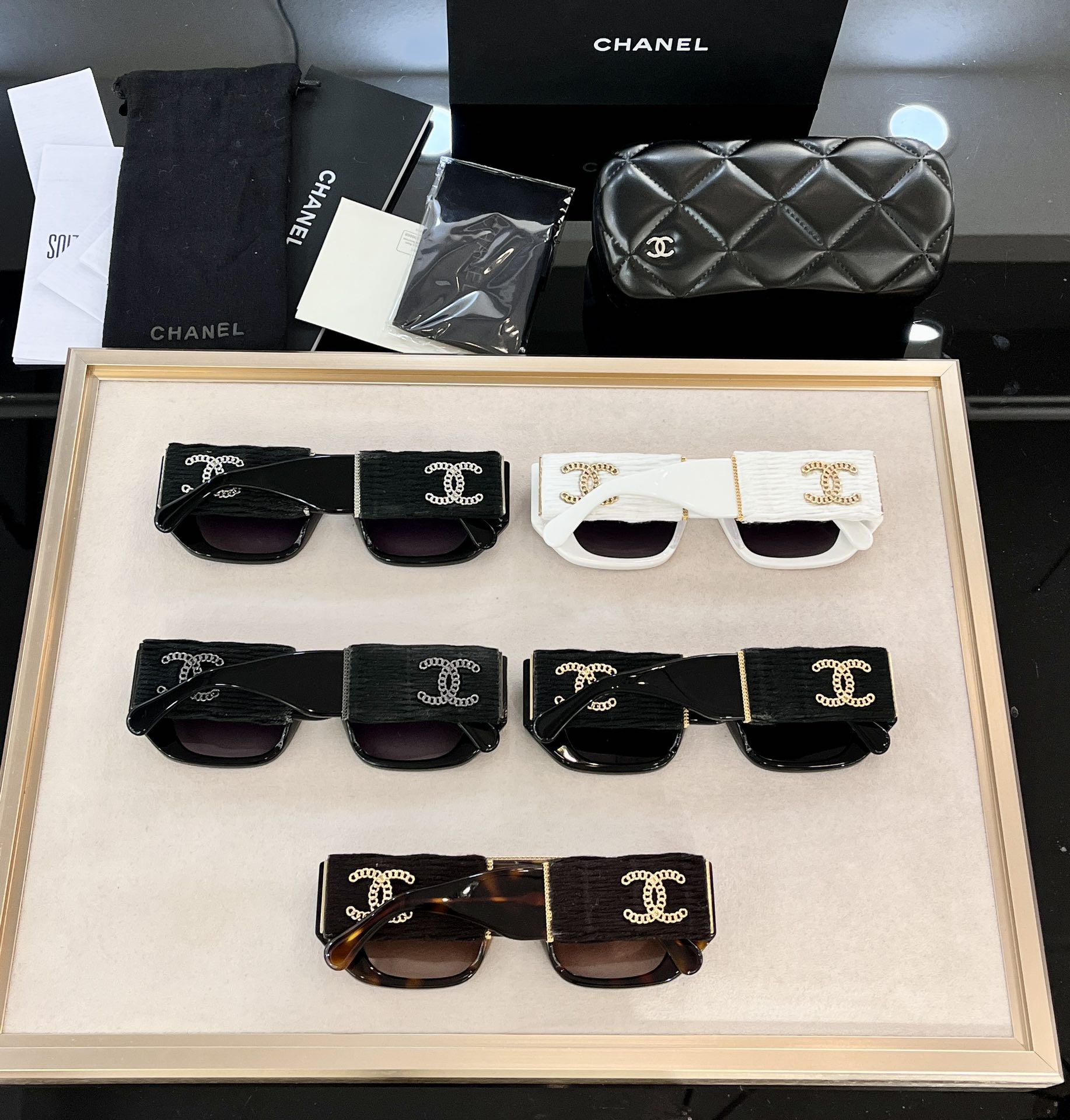 Chanel9130Size:51-19-145斜纹软呢系列窄款双c标志️上脸富家千金即视感1:1zP买