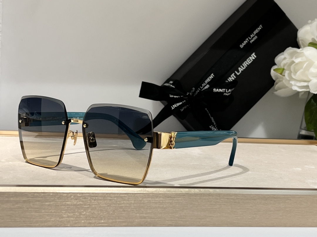  SAINT LAURENT
MODSL662F
Size62口16-140
斜纹无框设计
YSL金雕
