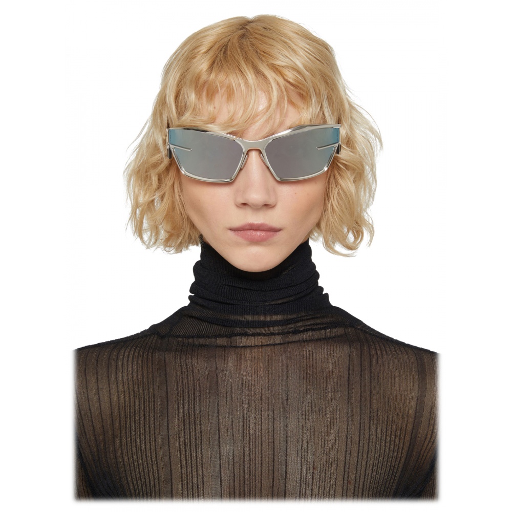 “GIVENCH* Precious Metal Sunglasses with Future-Sense Design” - 图片 8