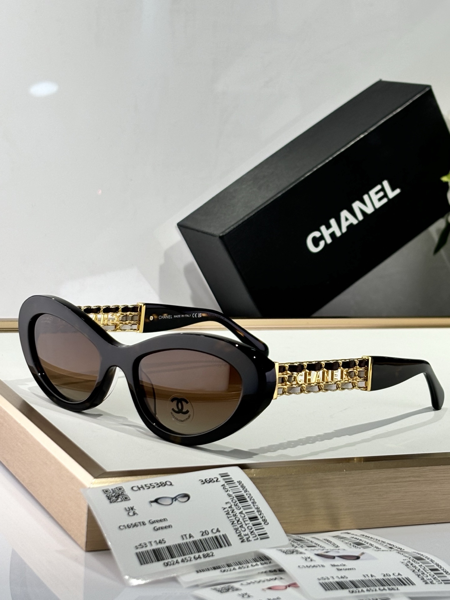  CHANEL
MODEL：CH5538Q
SIZE：53口20-145
