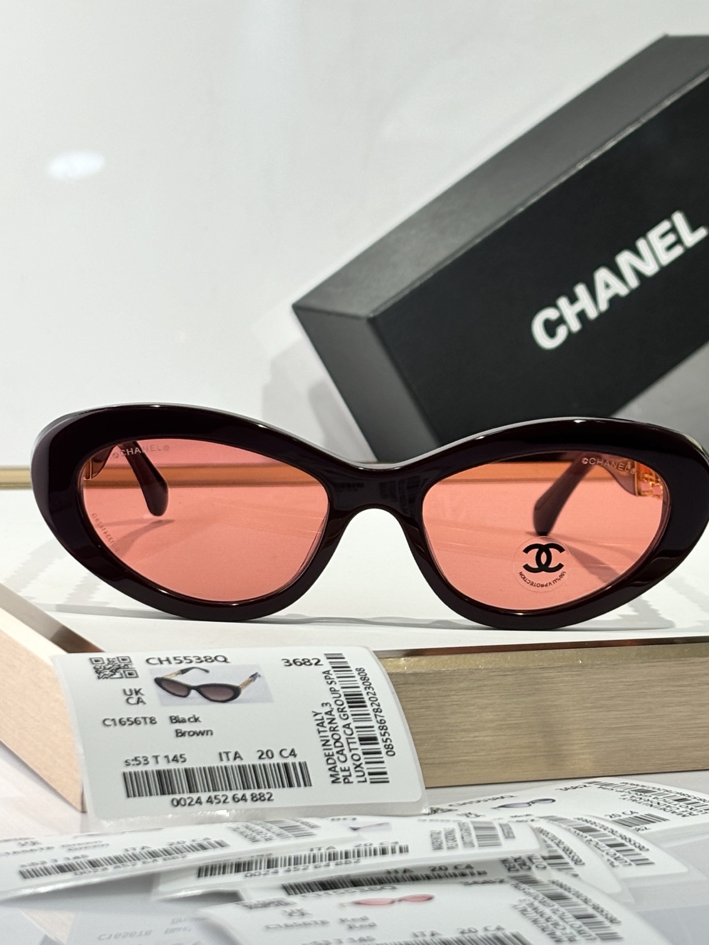  CHANEL
MODEL：CH5538Q
SIZE：53口20-145
