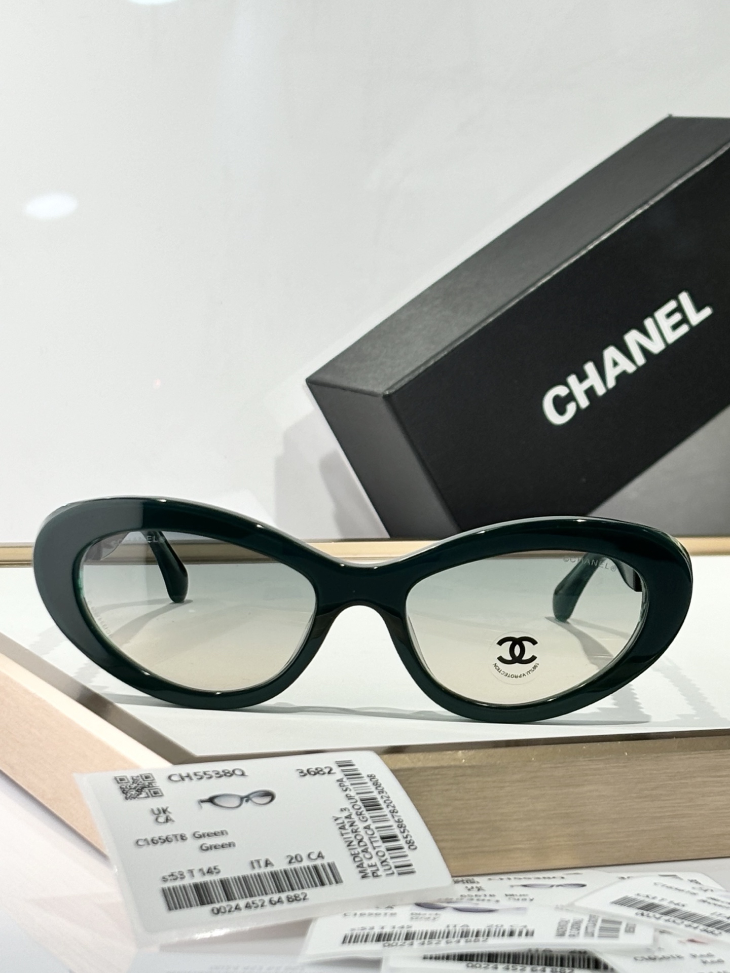  CHANEL
MODEL：CH5538Q
SIZE：53口20-145
