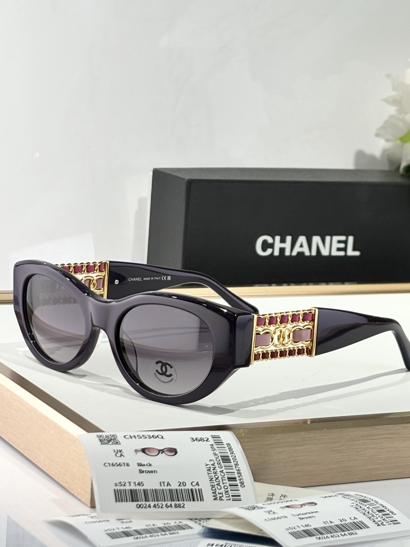  CHANEL
MODEL：CH5536
SIZE：52口20-145
