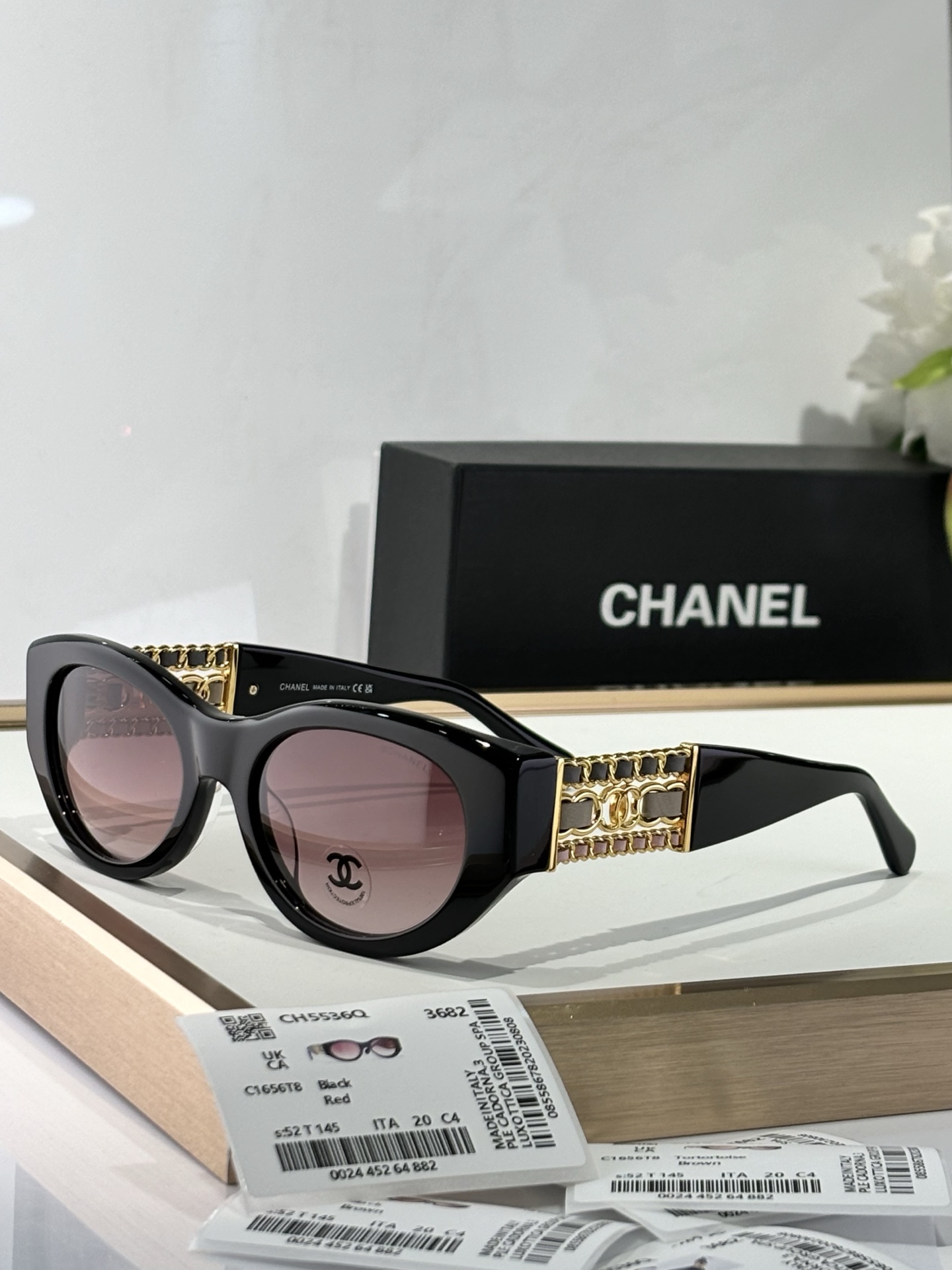  CHANEL
MODEL：CH5536
SIZE：52口20-145
