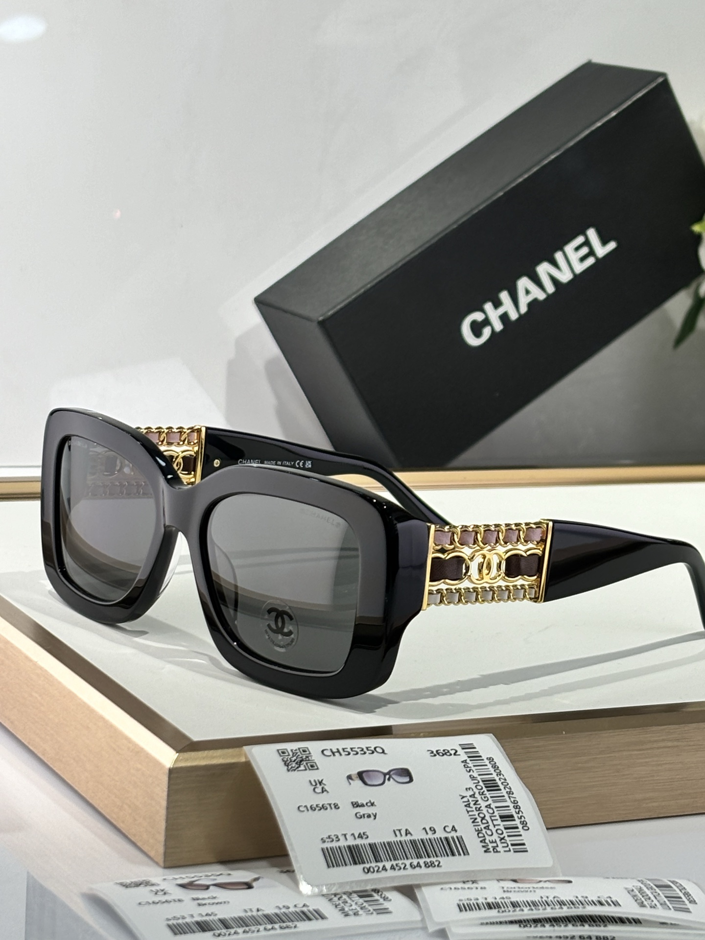  CHANEL
MODEL：CH5535Q
SIZE：53口19-145
