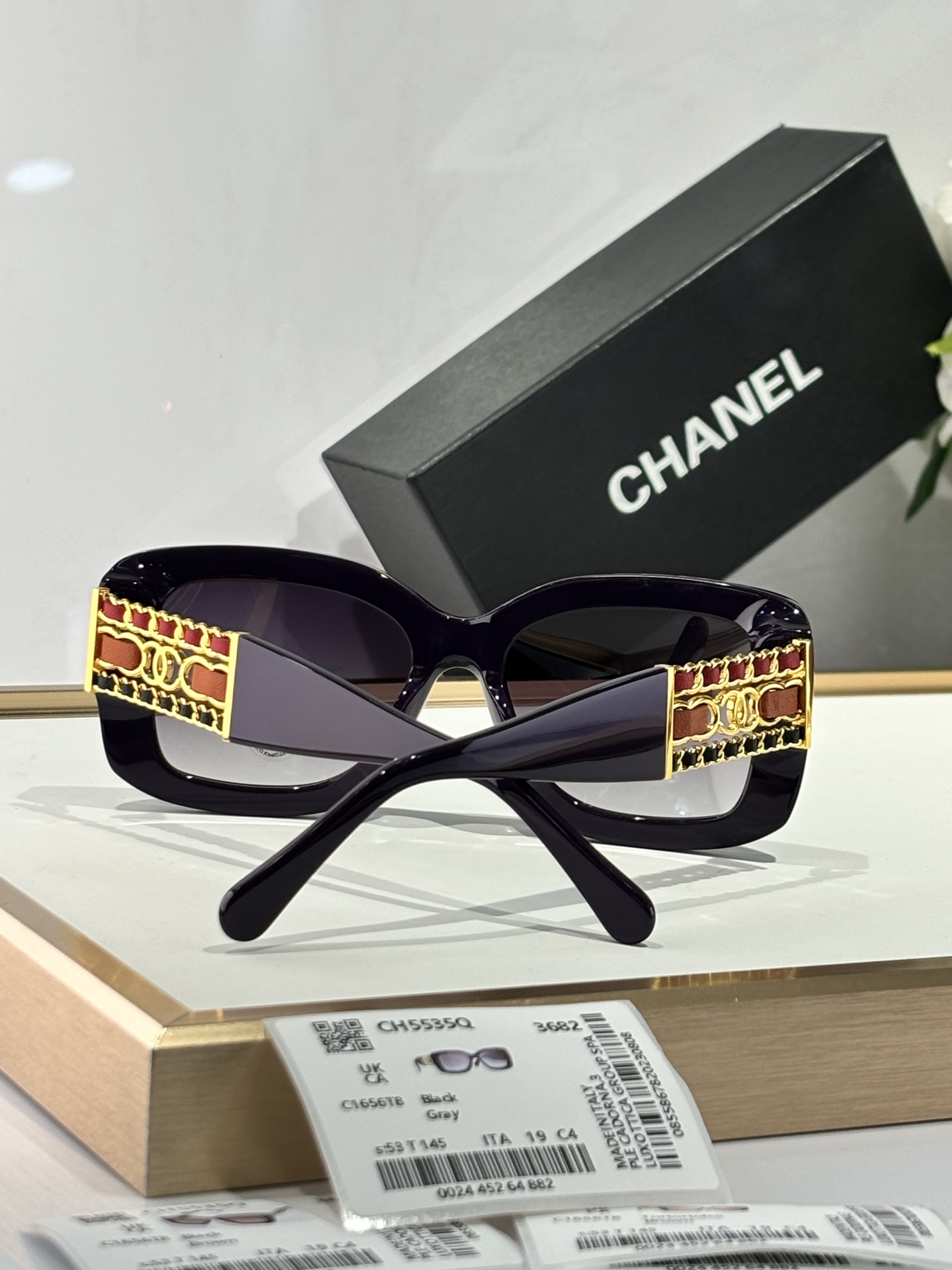  CHANEL
MODEL：CH5535Q
SIZE：53口19-145
