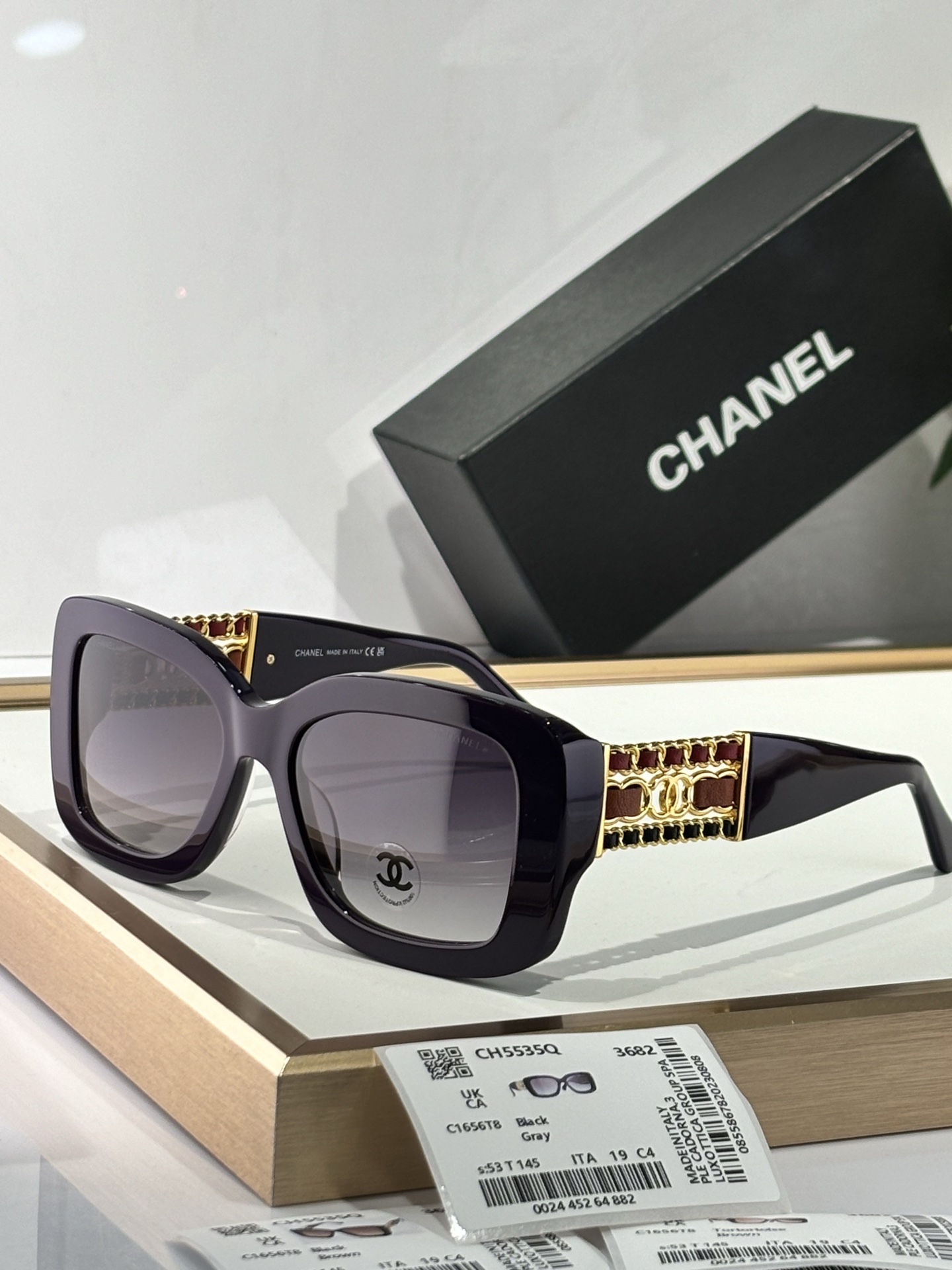  CHANEL
MODEL：CH5535Q
SIZE：53口19-145
