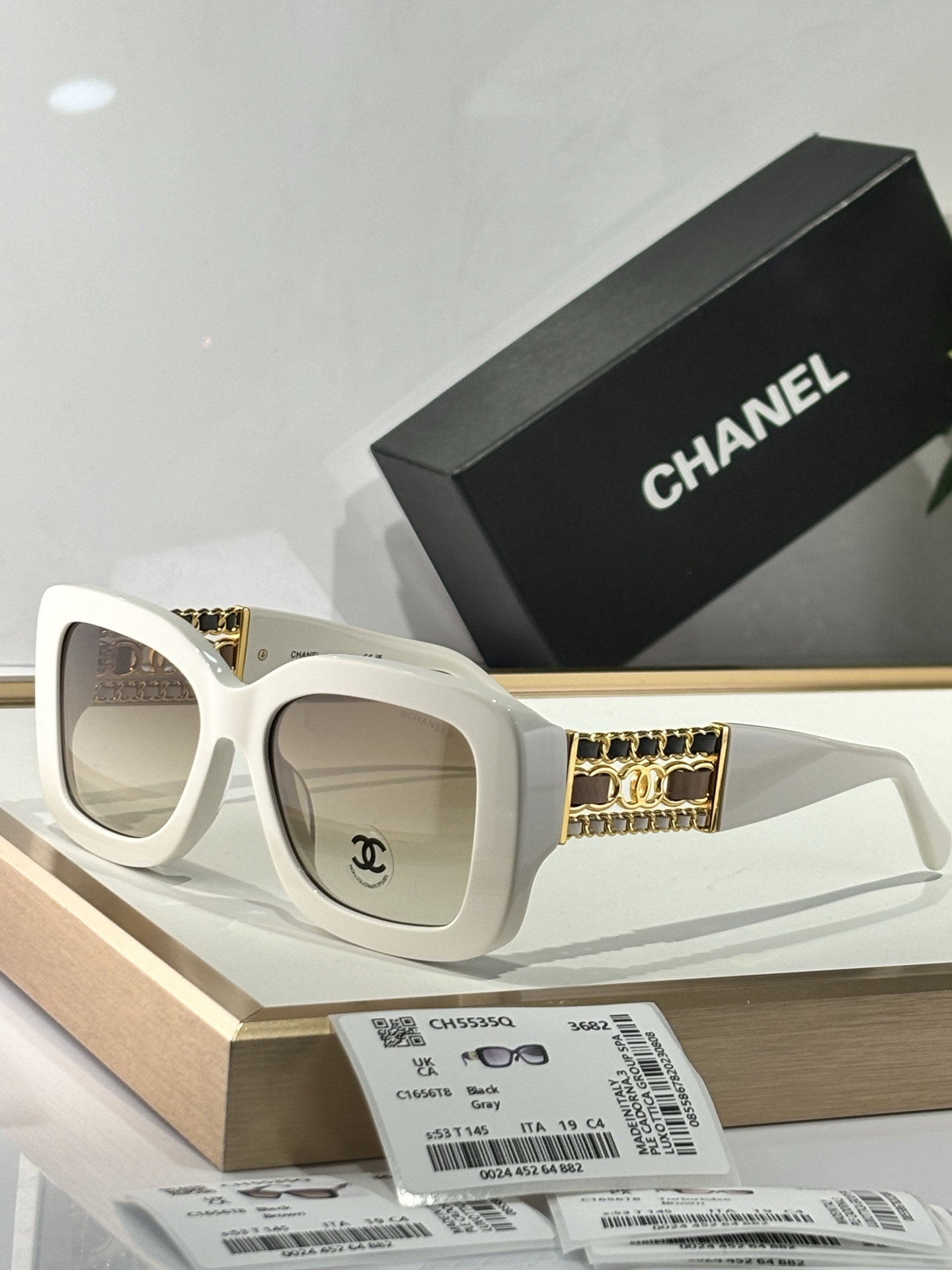  CHANEL
MODEL：CH5535Q
SIZE：53口19-145

