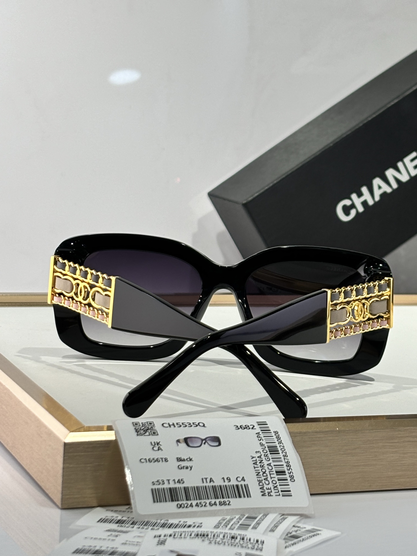  CHANEL
MODEL：CH5535Q
SIZE：53口19-145
