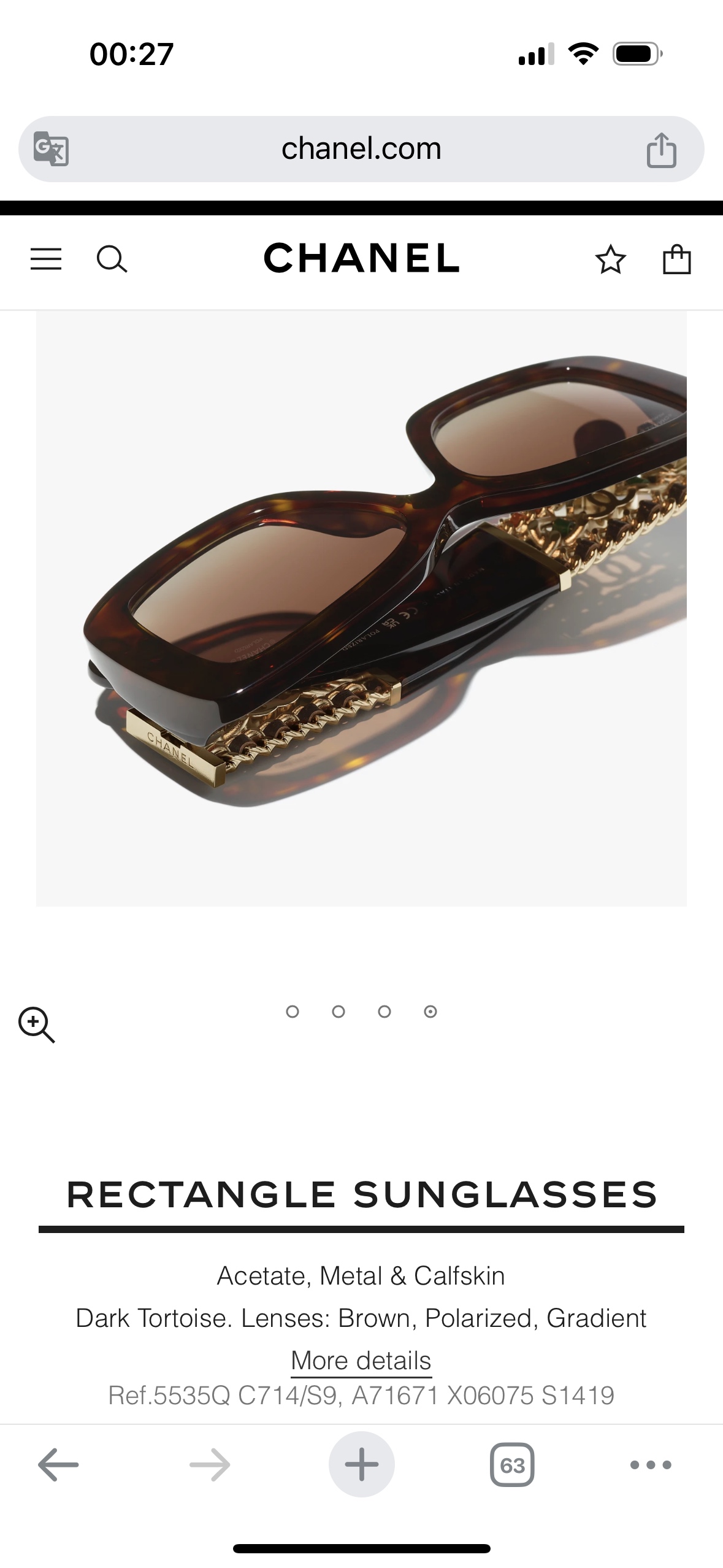  CHANEL
MODEL：CH5535Q
SIZE：53口19-145
