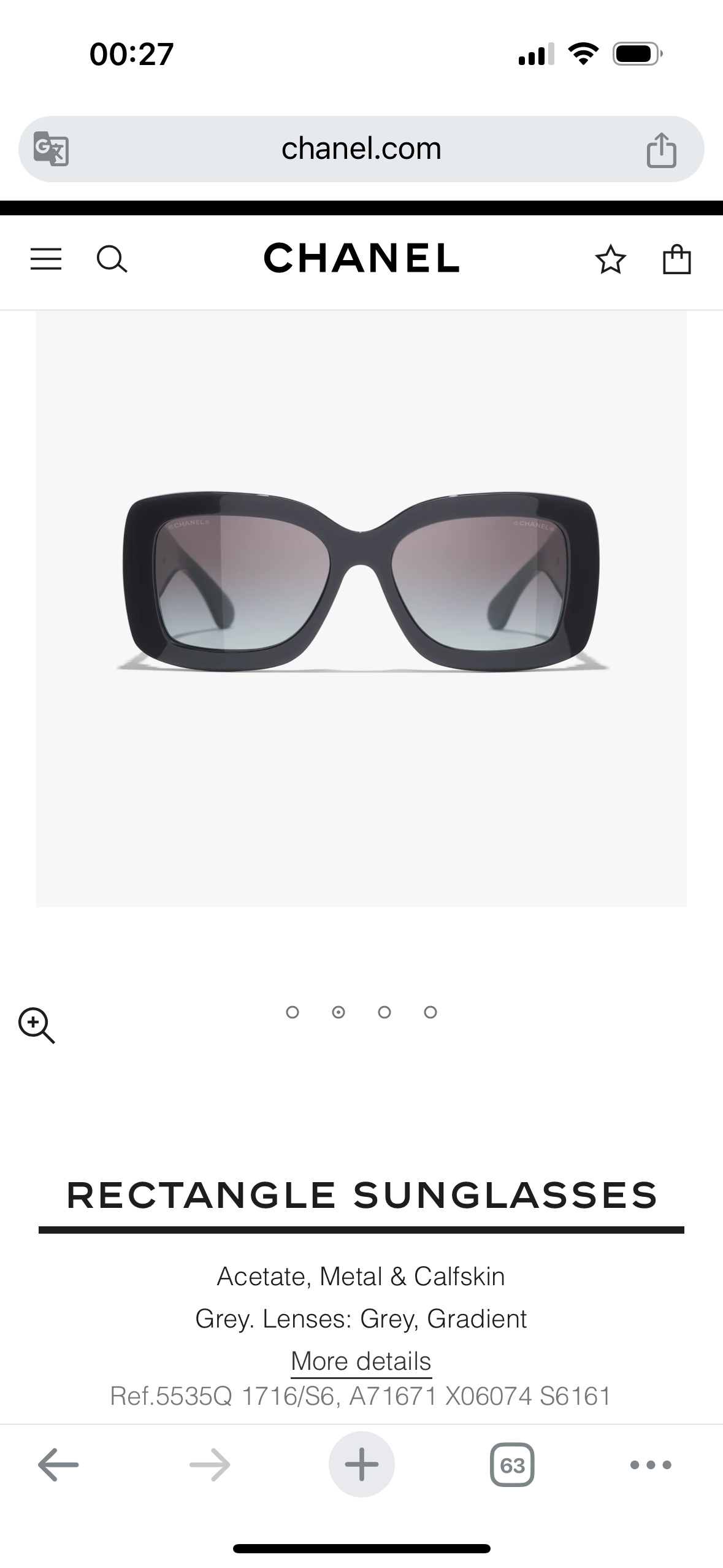  CHANEL
MODEL：CH5535Q
SIZE：53口19-145
