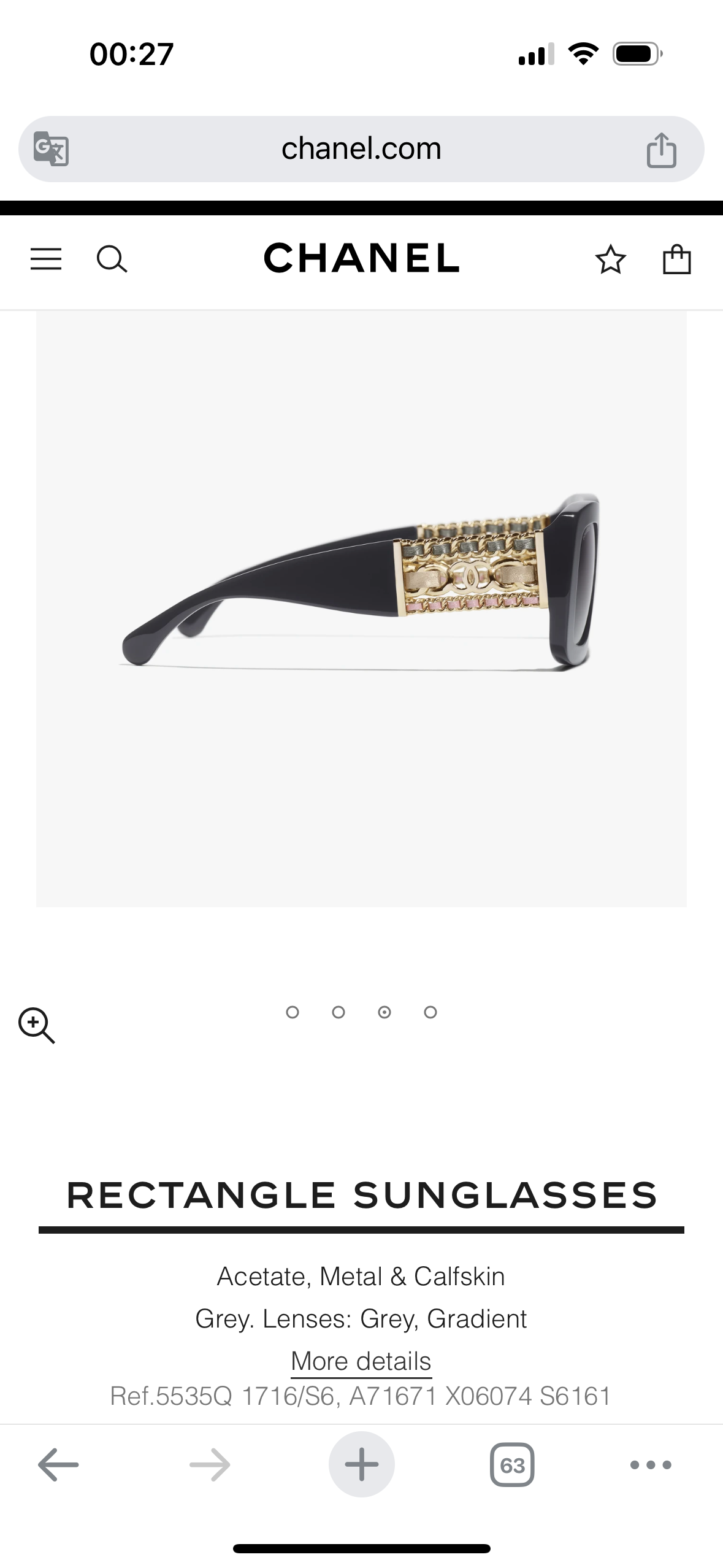  CHANEL
MODEL：CH5535Q
SIZE：53口19-145
