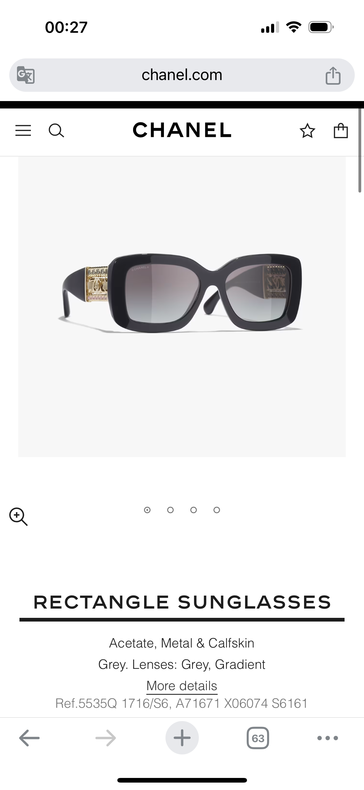  CHANEL
MODEL：CH5535Q
SIZE：53口19-145
