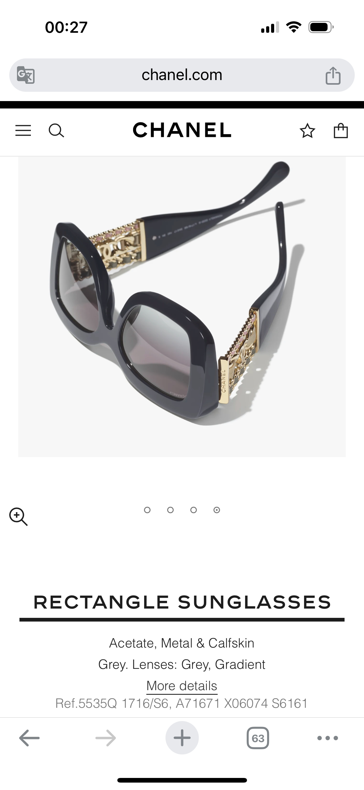  CHANEL
MODEL：CH5535Q
SIZE：53口19-145
