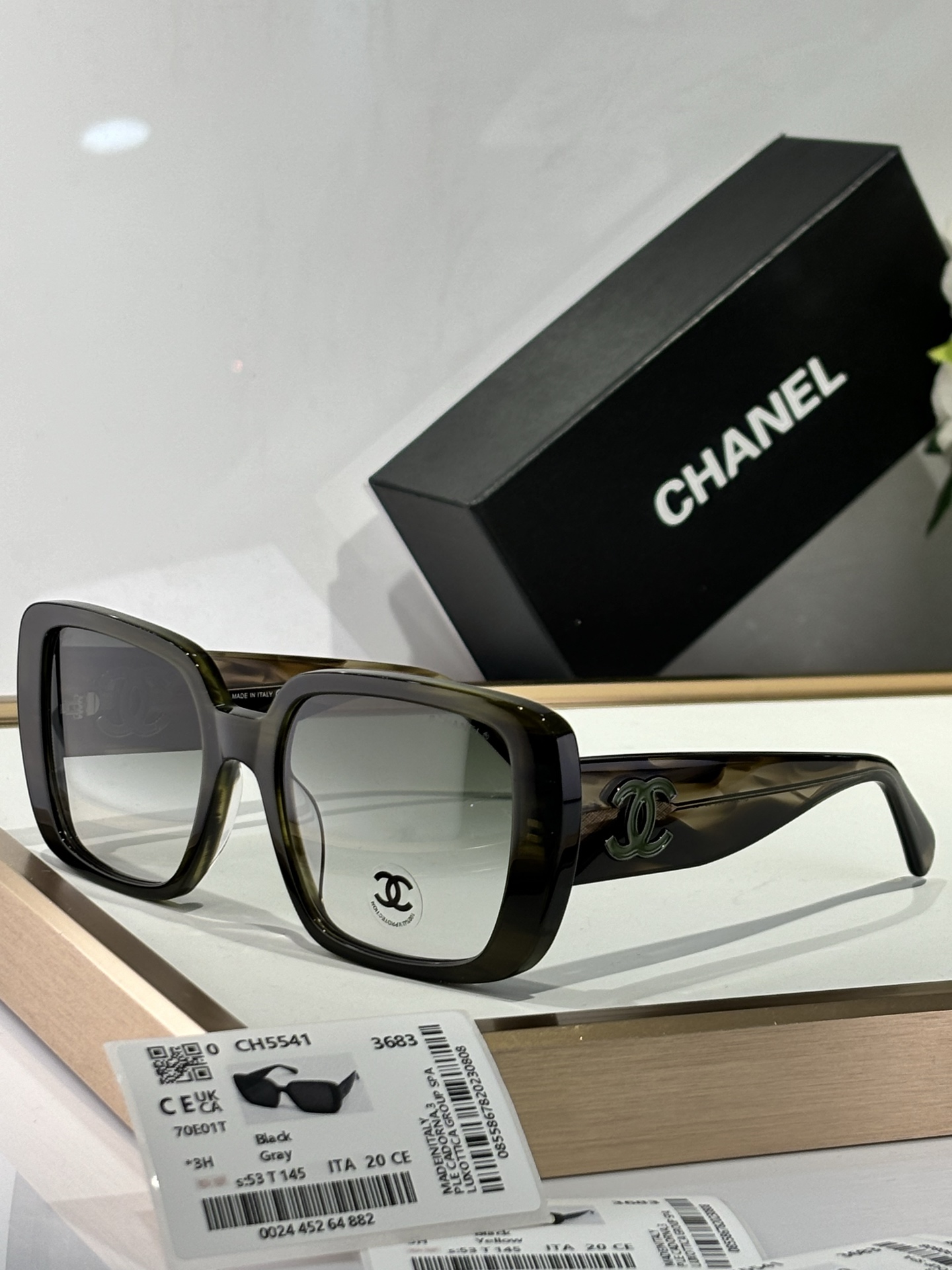  CHANEL
MODEL：CH5541
SIZE：53口20-145
