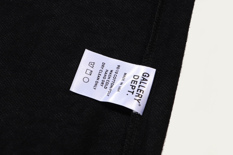 Gallery Dept’s New American High Street Hoodie with Logo Letter Brand in Black - 图片 9