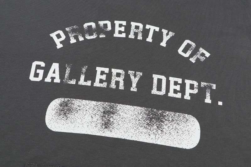 Gallery Dept Rebrands Classic LOGO Hoodie with Letter Print in Dark Gray - 图片 4