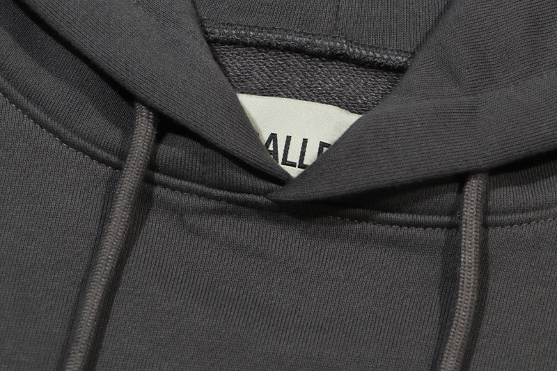 Gallery Dept Rebrands Classic LOGO Hoodie with Letter Print in Dark Gray - 图片 3