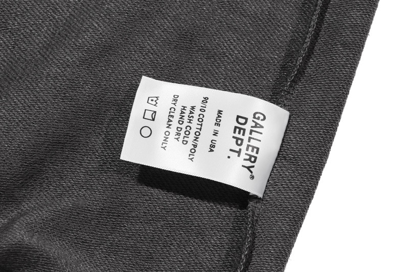 Gallery Dept Rebrands Classic LOGO Hoodie with Letter Print in Dark Gray - 图片 9