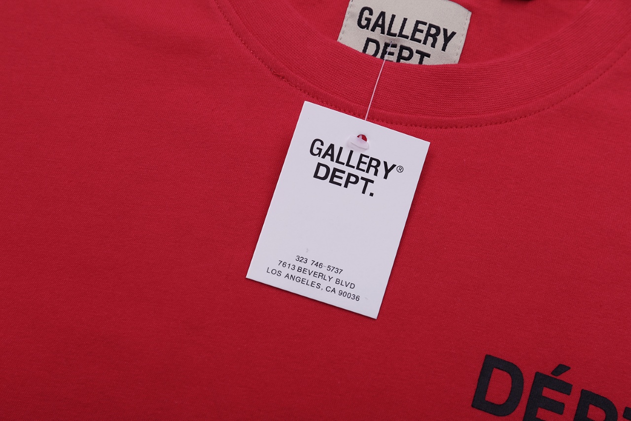 “Gallery Dept French Logo T-shirts: Pure Cotton Tees in Various Colors” - 图片 4