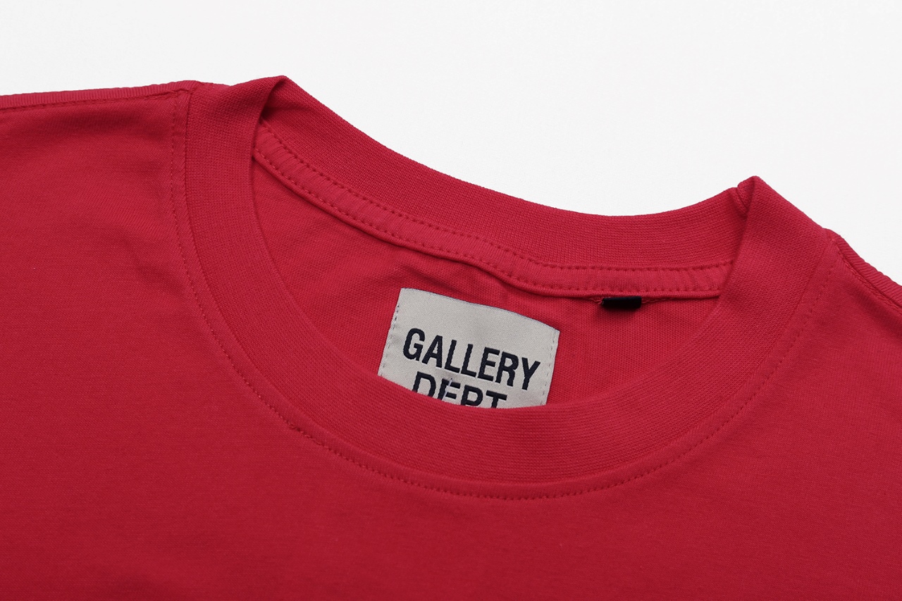 “Gallery Dept French Logo T-shirts: Pure Cotton Tees in Various Colors” - 图片 3