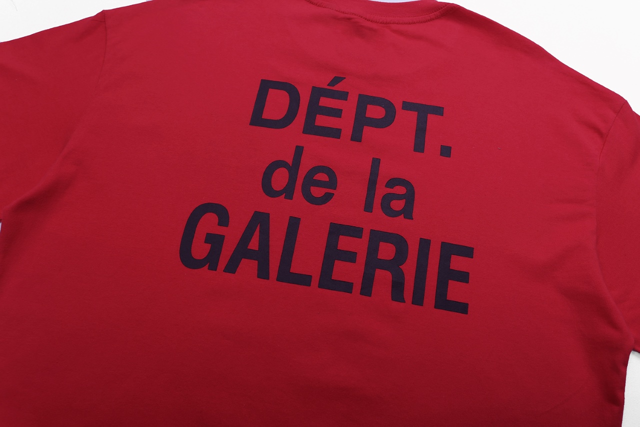 “Gallery Dept French Logo T-shirts: Pure Cotton Tees in Various Colors” - 图片 6