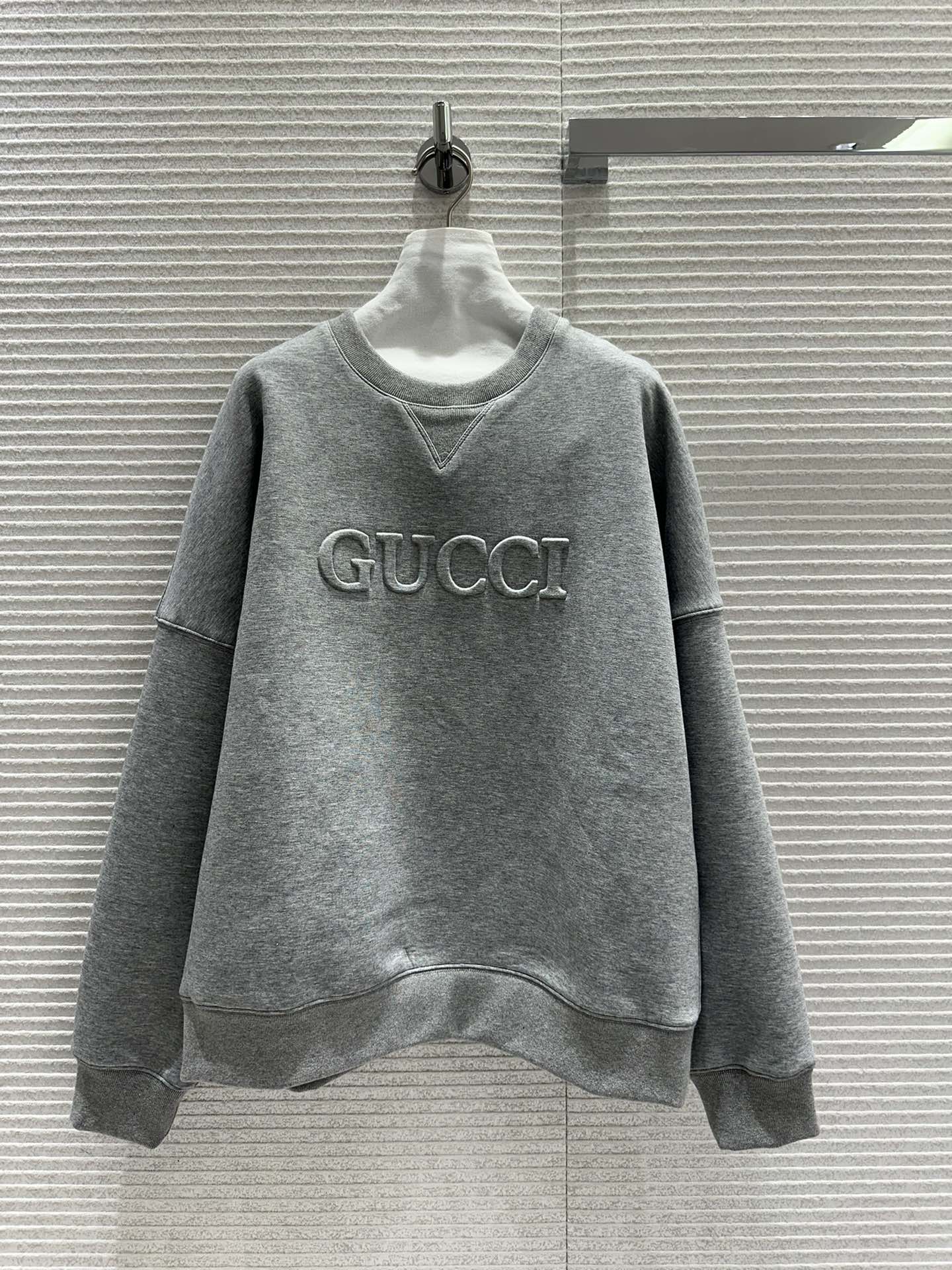 Gucci Szary Unisex Bawełna