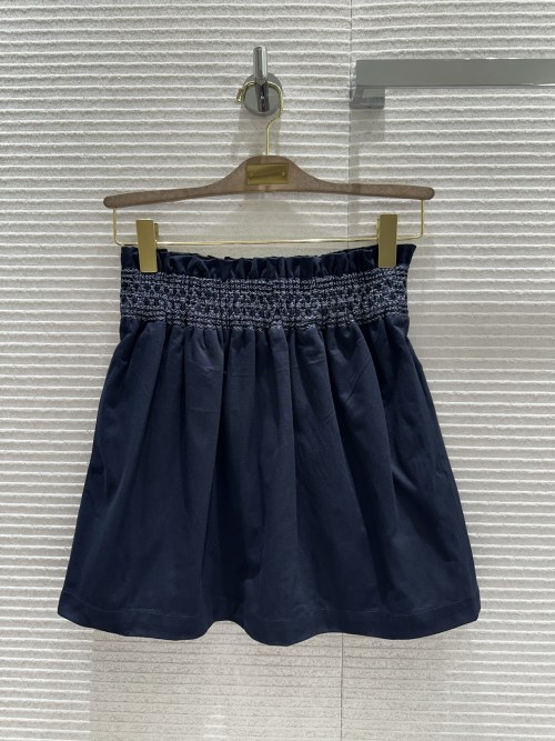 Floral Embroidered High Waist Denim Skirt, Slimming and Versatile,S-L Sizes 1 Floral Embroidered High Waist Denim Skirt, Slimming and Versatile,S-L Sizes