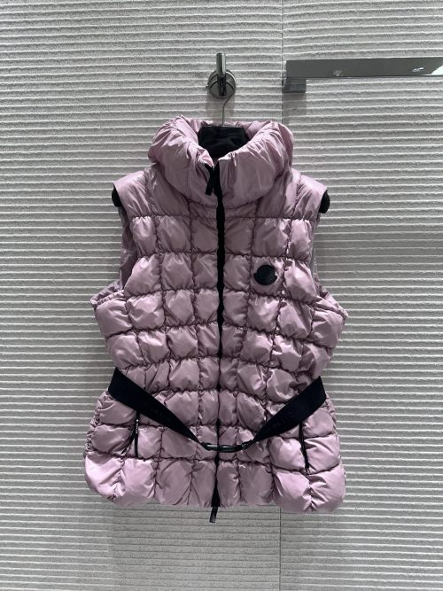 Moncler Inspired Quilted Down Vest with Belt - Stylish & Warm Outerwear 1 Moncler Inspired Quilted Down Vest with Belt - Stylish & Warm Outerwear