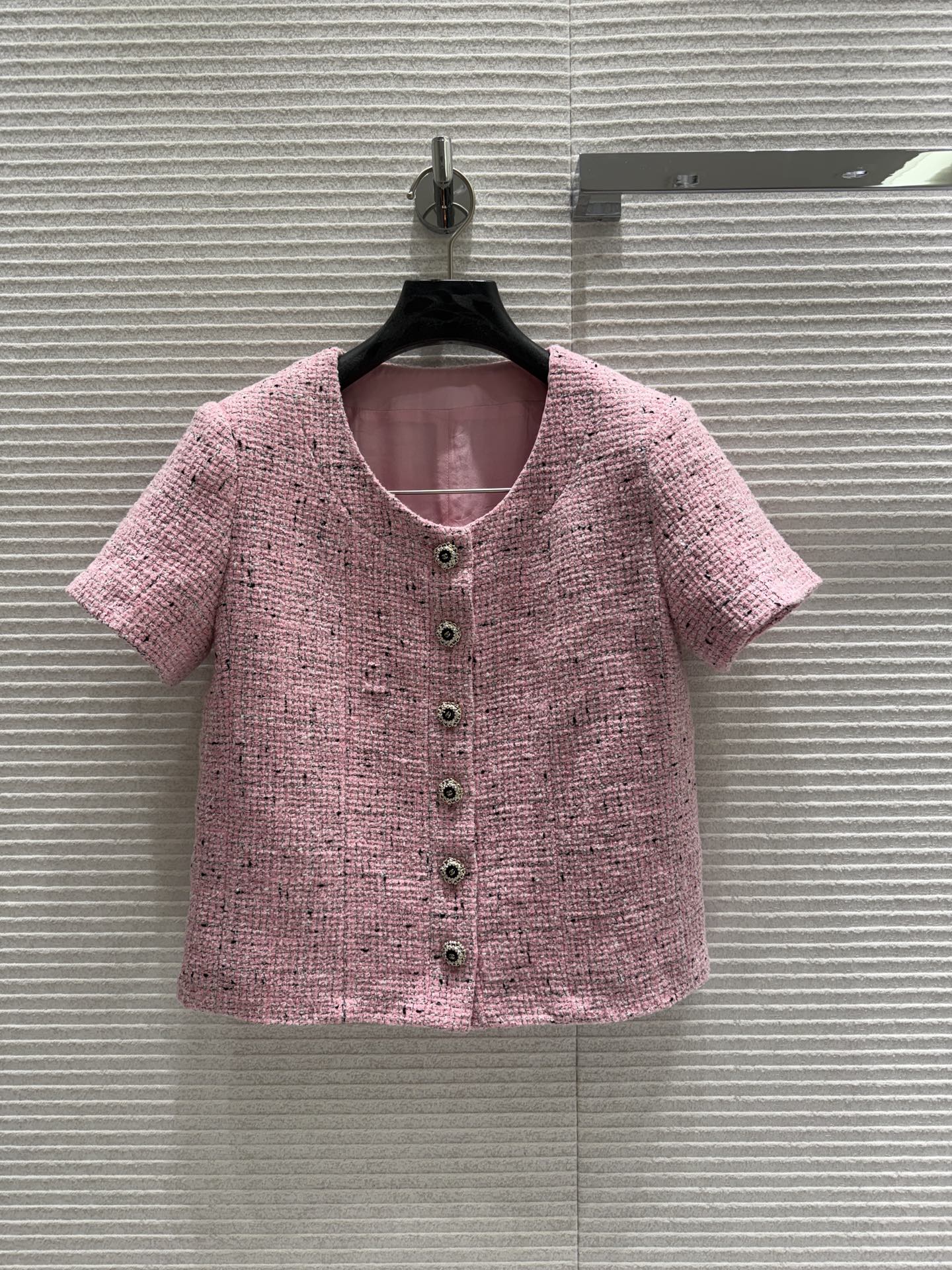 샤넬 여성 크루넥 트위드 반팔 티셔츠 레플리카 5942 Chanel Women T Shirt